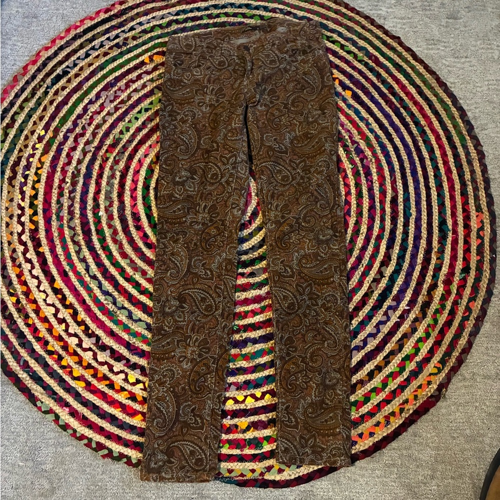 Prana Multicolor Paisley Pants